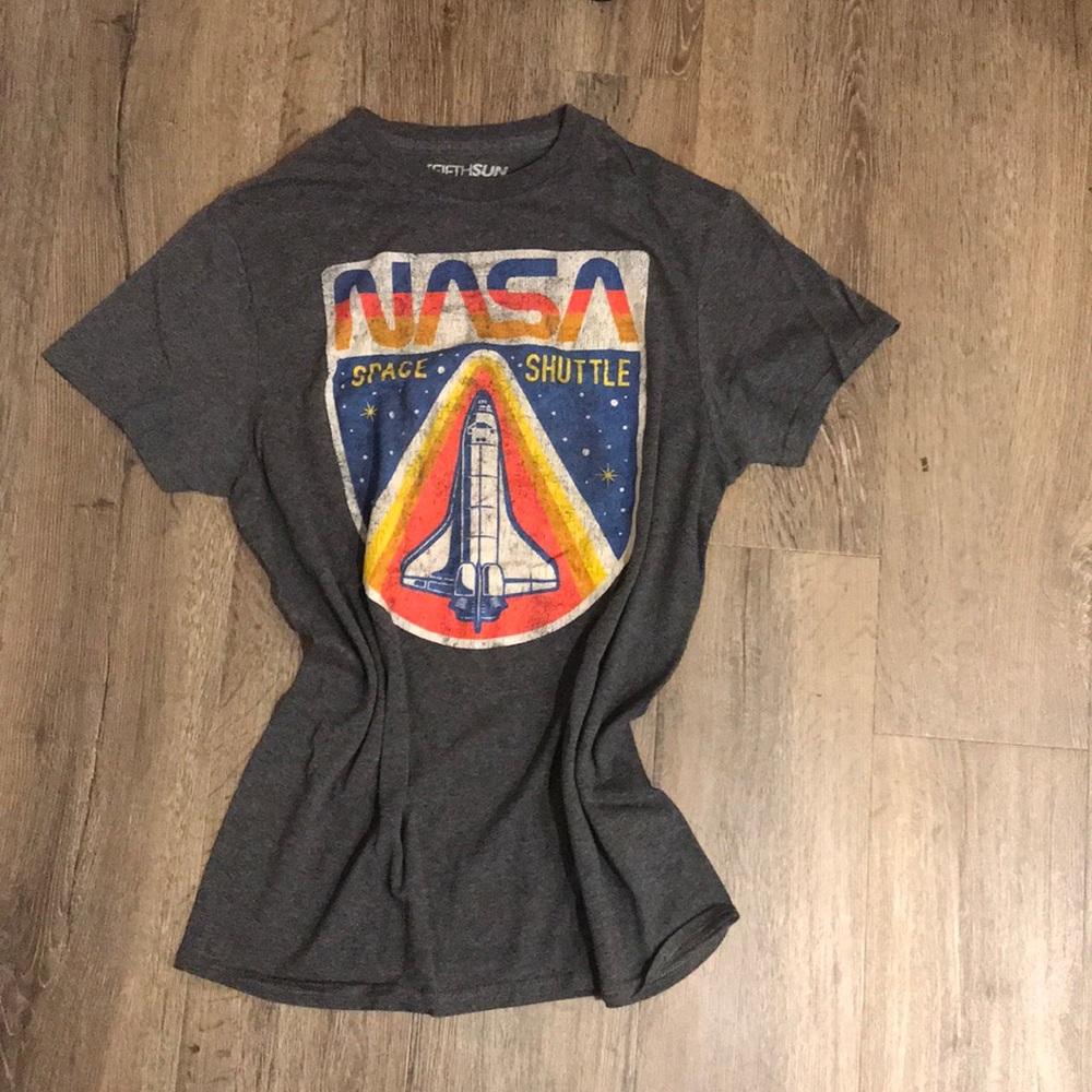 NASA heather vintage tee shirt small s
